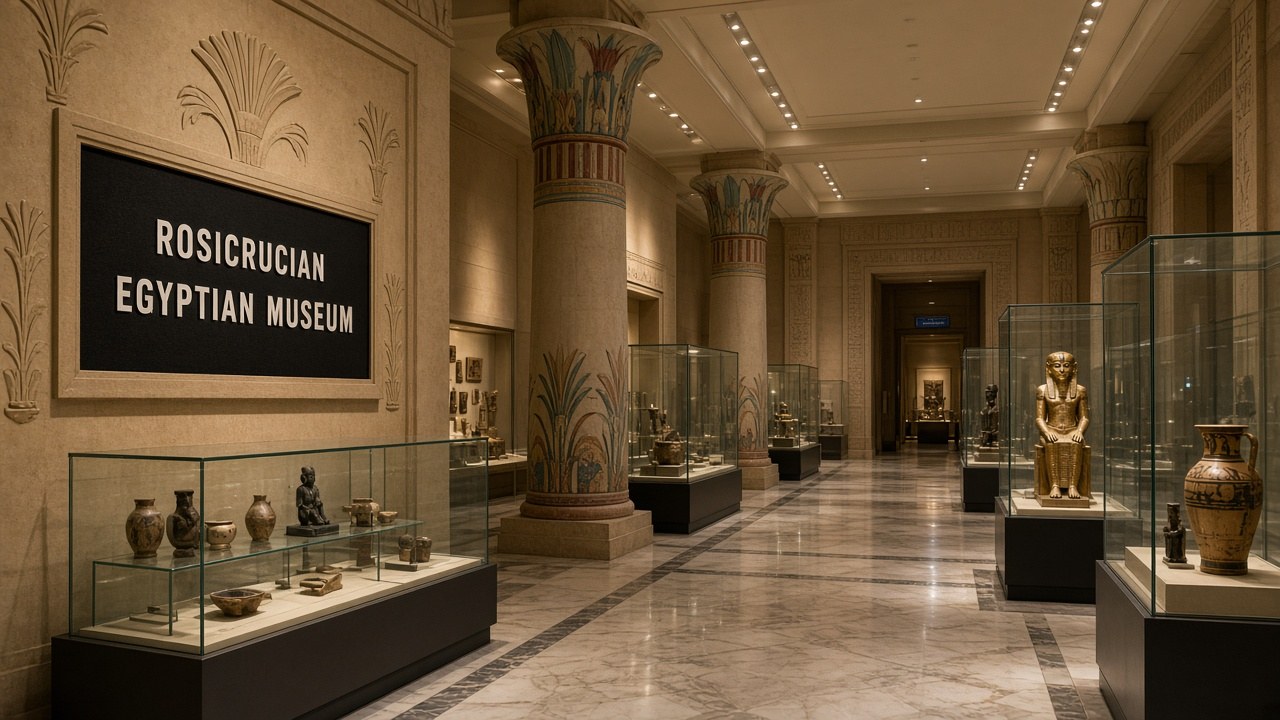 Rosicrucian Egyptian Museum San Jose wing gallery