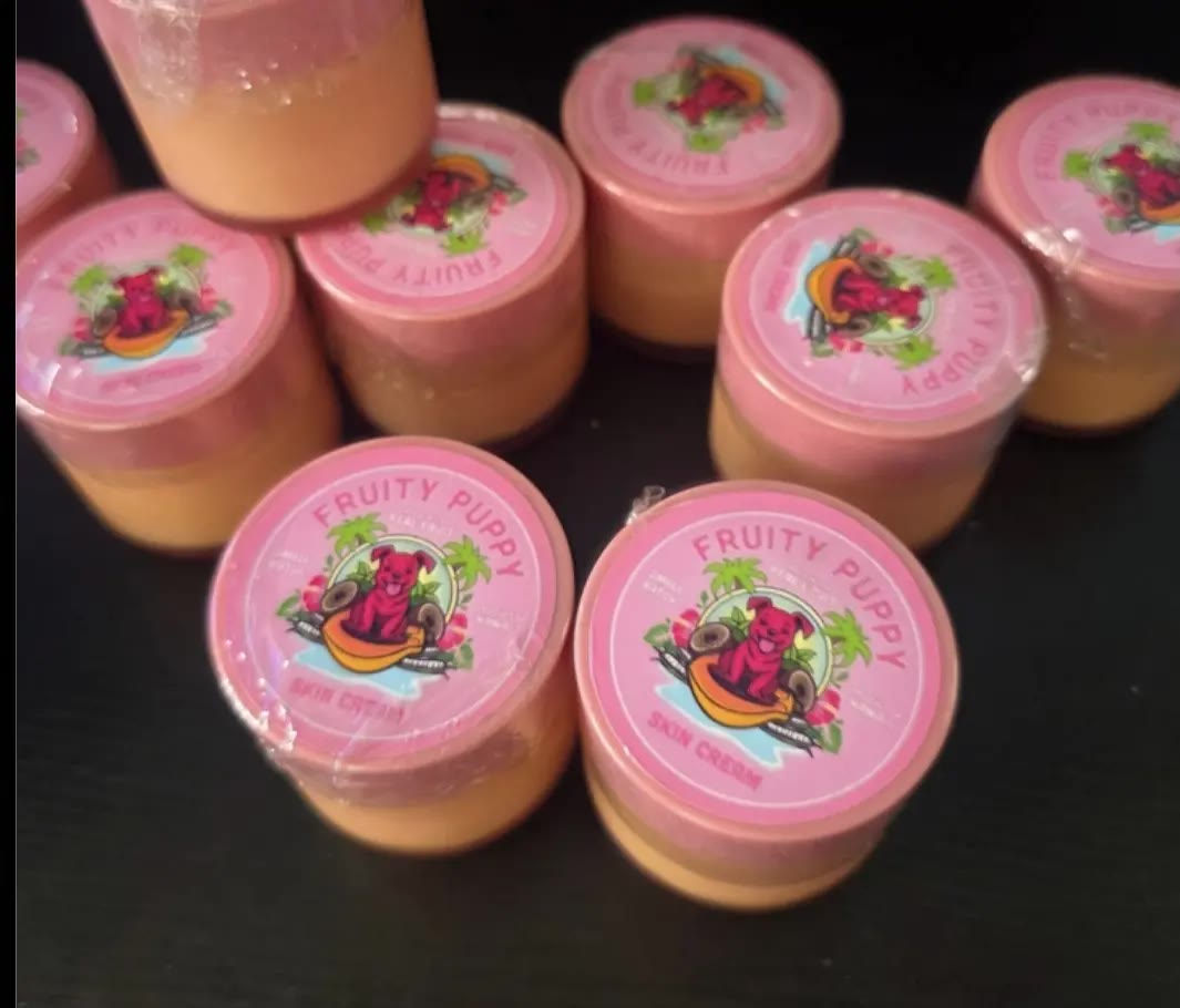 Glass jars on the concessions shelf